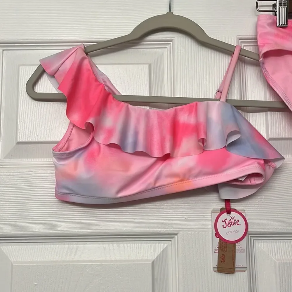 Girls Justice Extra Large Pink Bikini